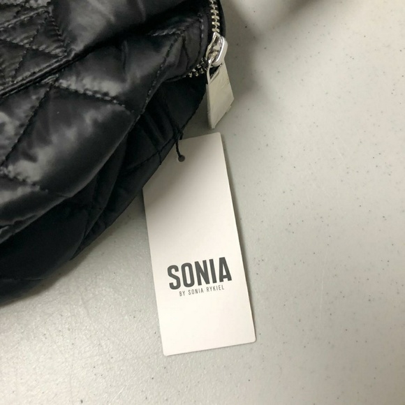 A  NWT sonia rykiel quilted duffel handbag